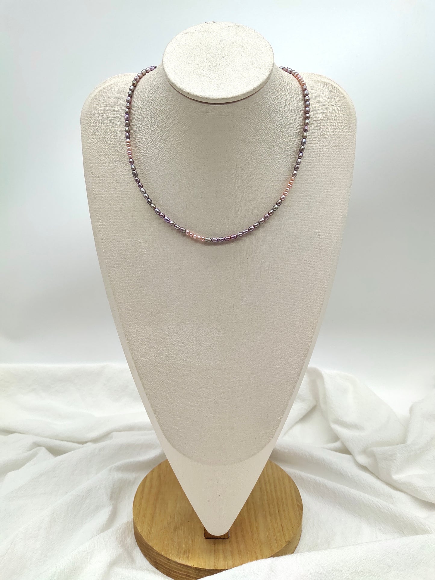 JACARANDA BABY RICE PEARL NECKLACE