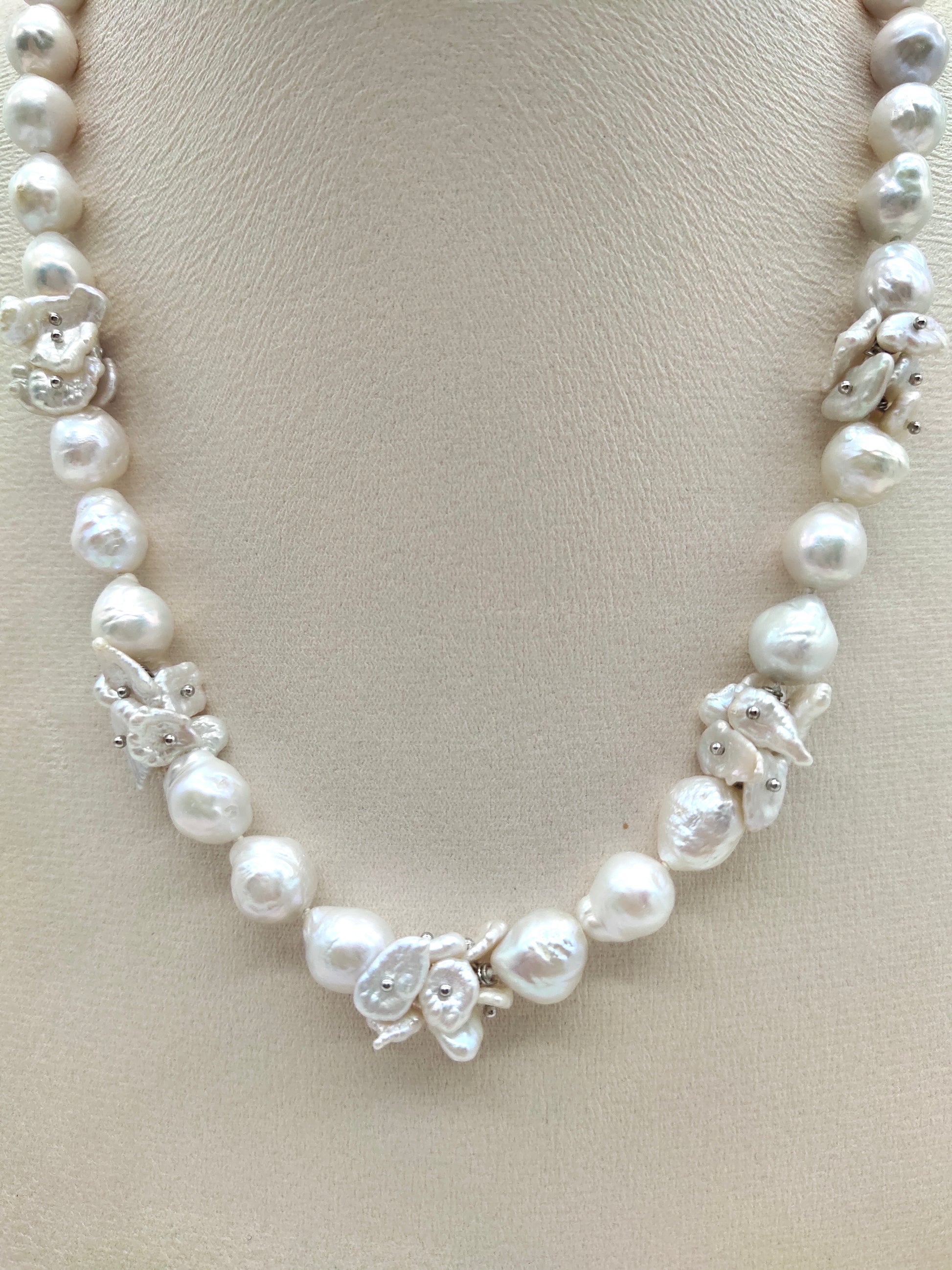 LARGE KESHI PEARL NECKLACE