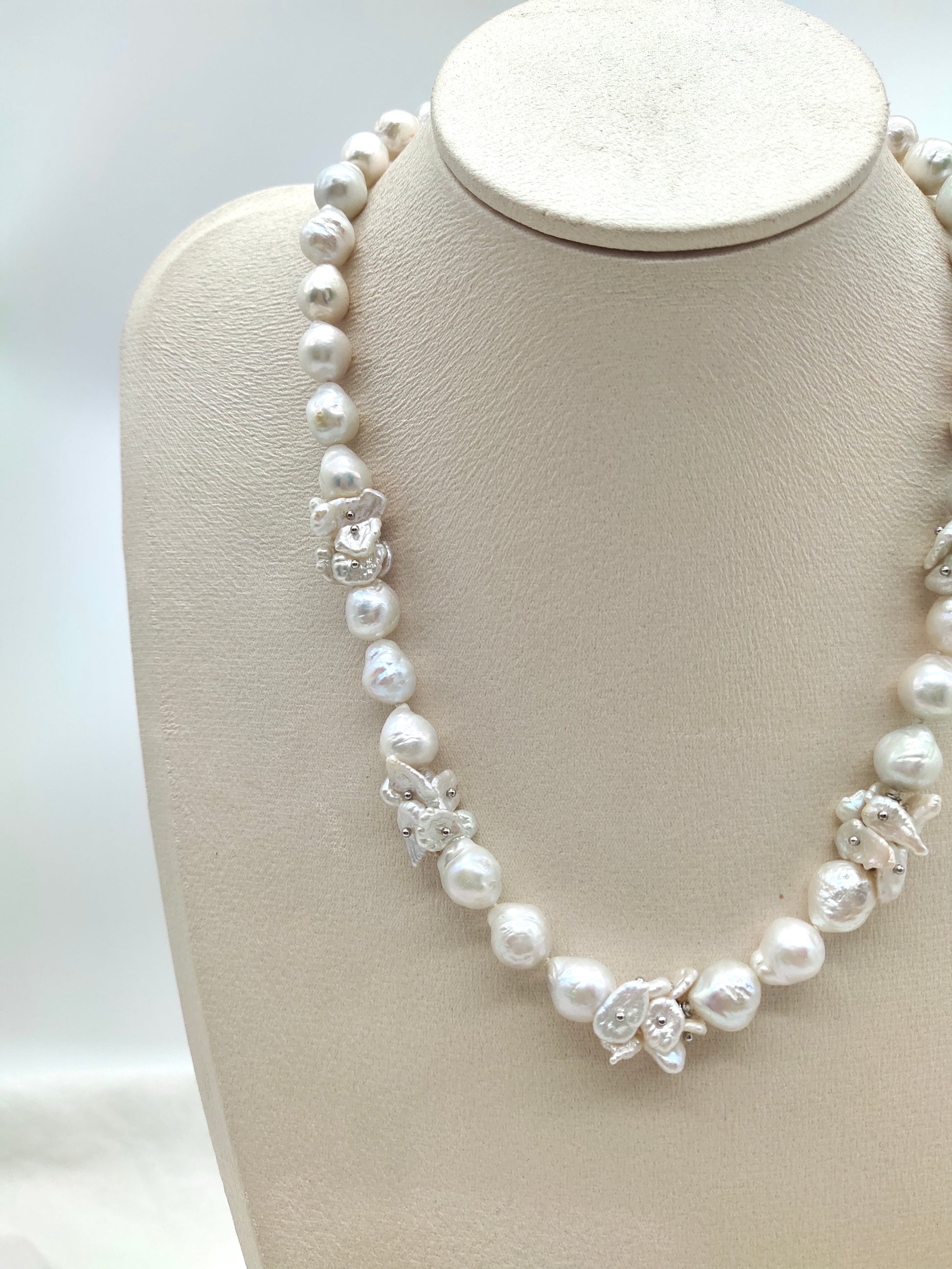 LARGE KESHI PEARL NECKLACE