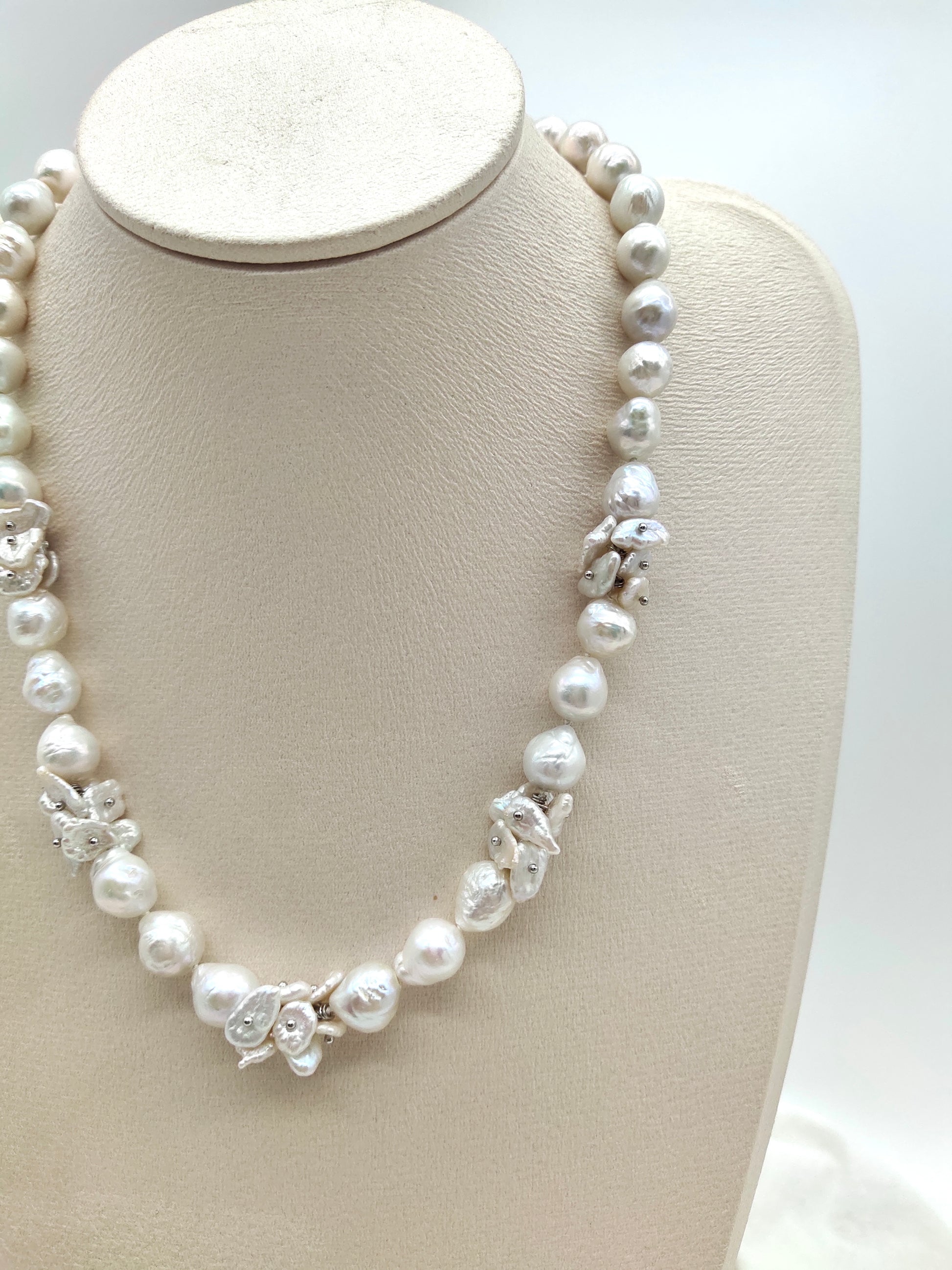 LARGE KESHI PEARL NECKLACE