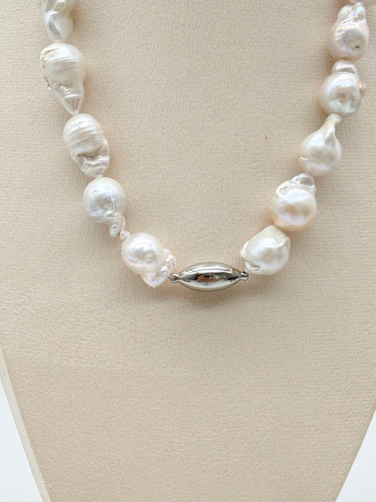 WHITE BAROQUE PEARL NECKLACE- SPECIAL OFFER