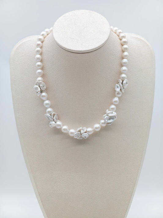 LARGE KESHI PEARL NECKLACE