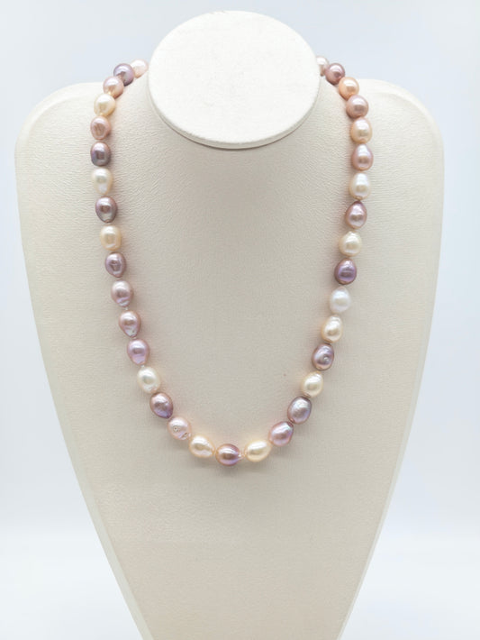NATURAL CANDY COLOR FRESHWATER PEARL NECKLACE