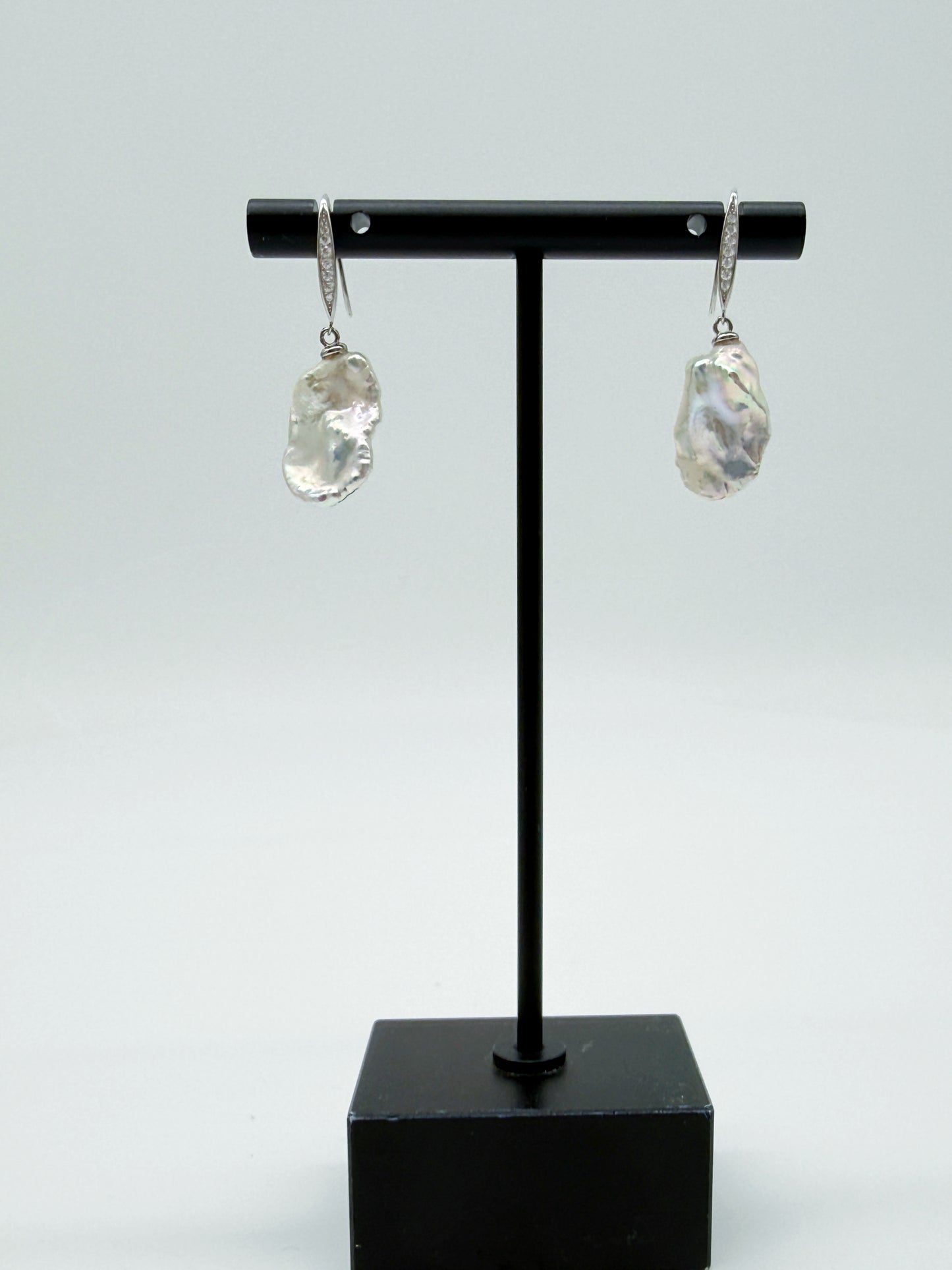 PETAL KESHI PEARL EARRINGS