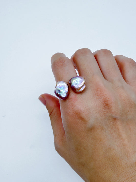TOI ET MOI (YOU & ME) RING - KESHI PEARL