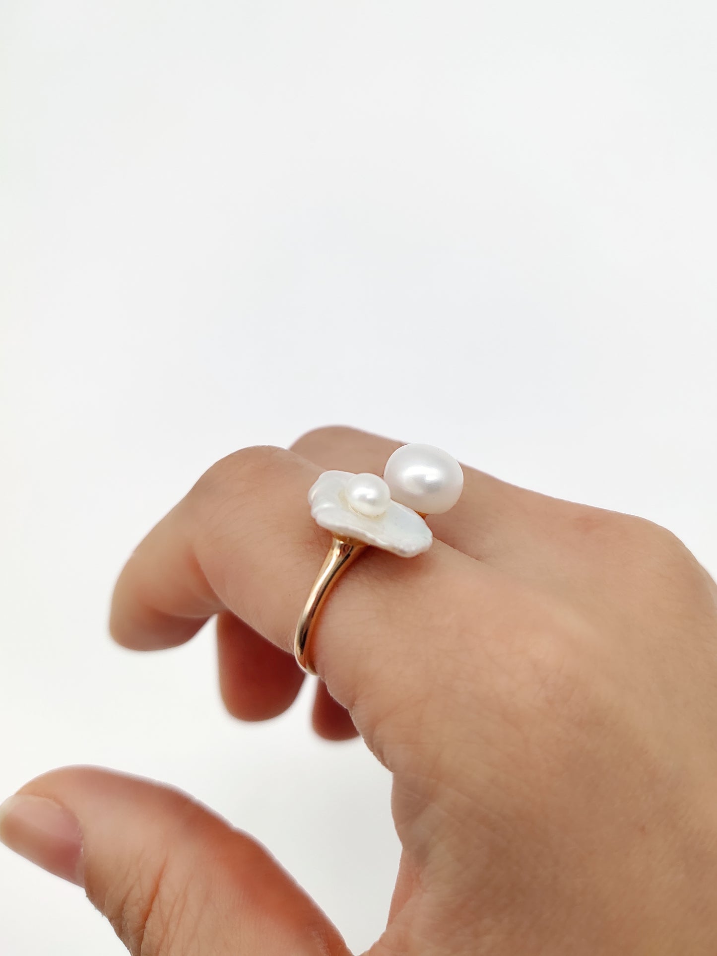 TOI ET MOI (YOU & ME) RING- KESHI PEARL