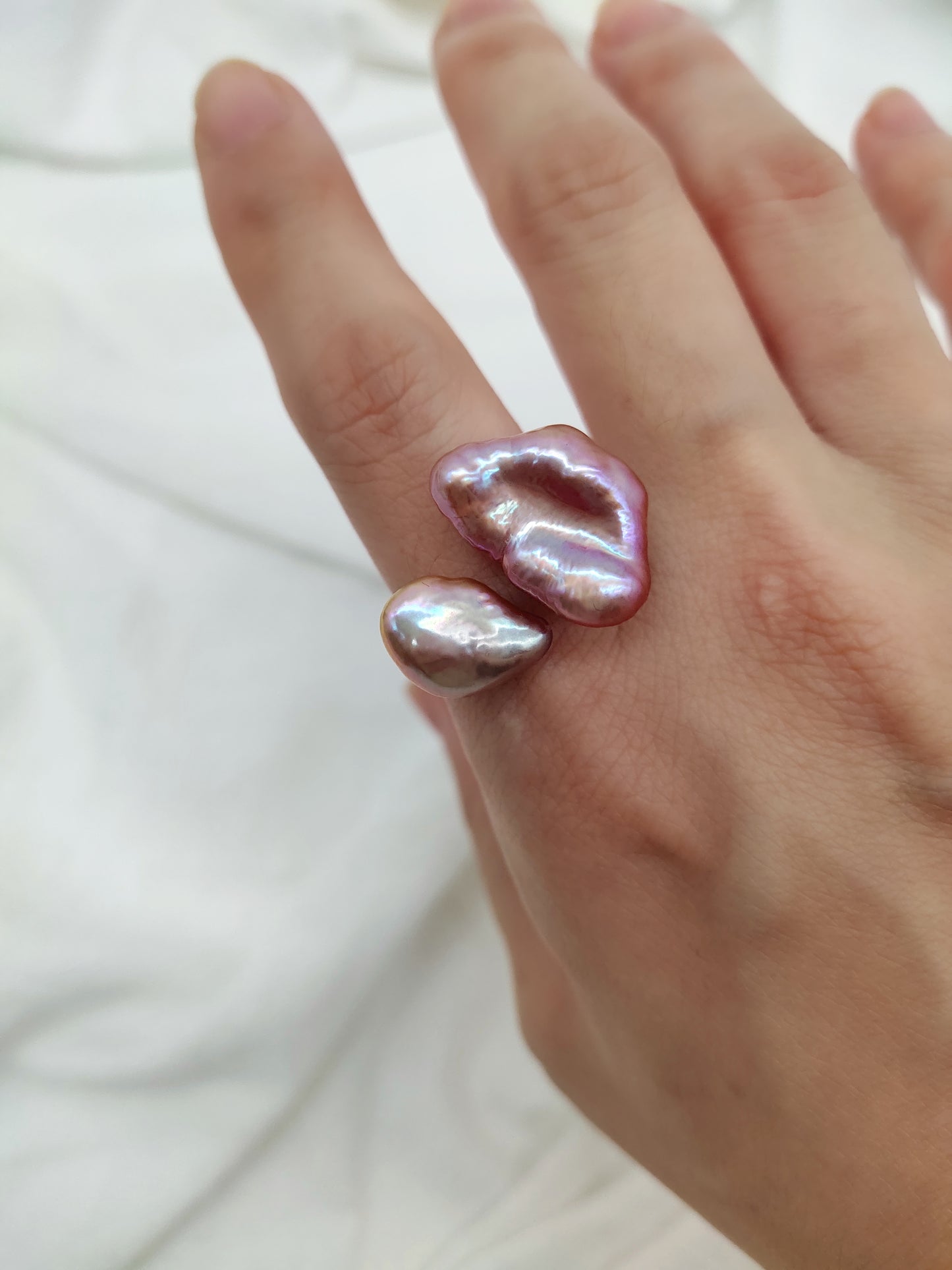TOI ET MOI (YOU & ME) RING - KESHI PEARL
