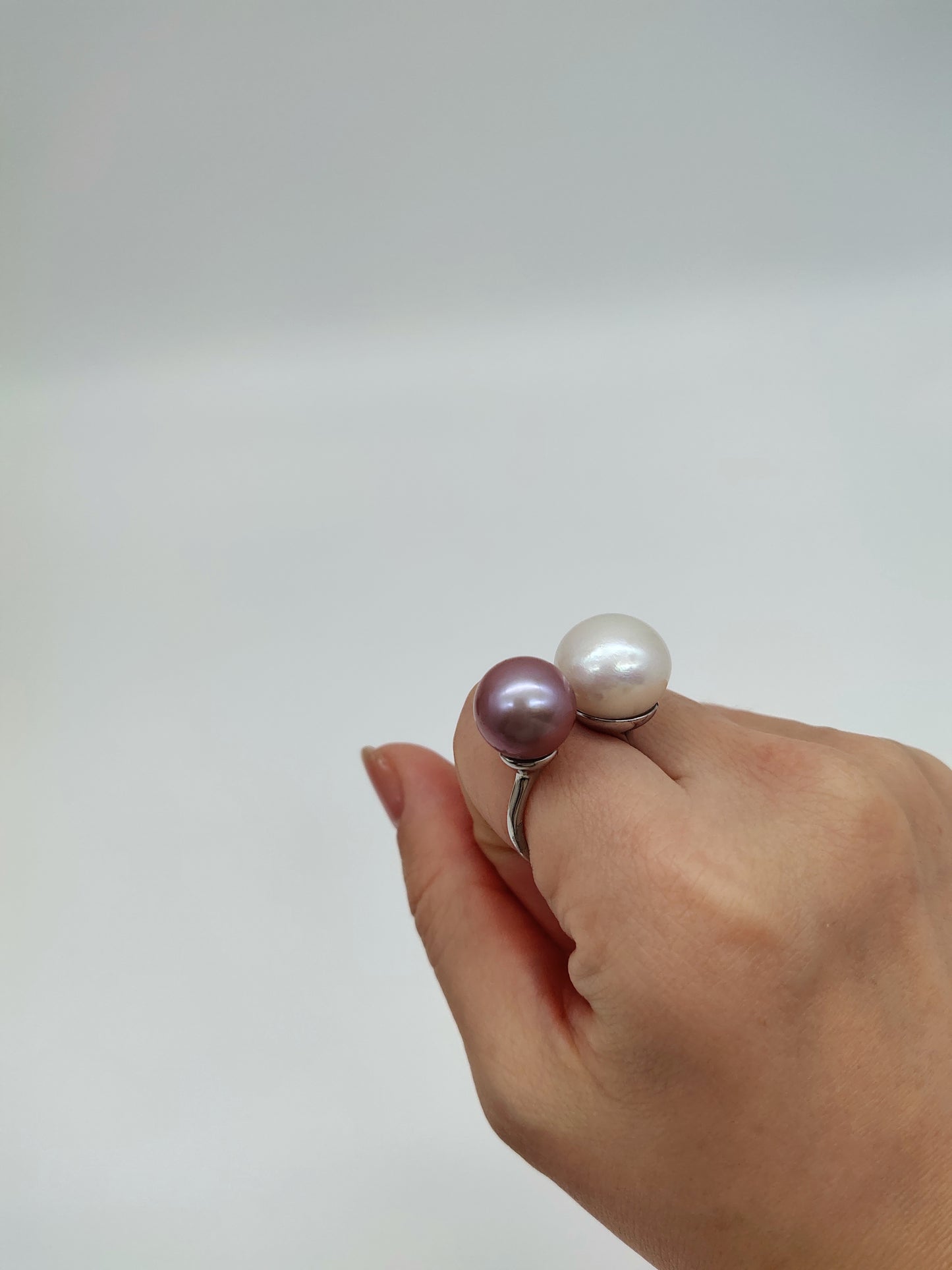 double pearl ring