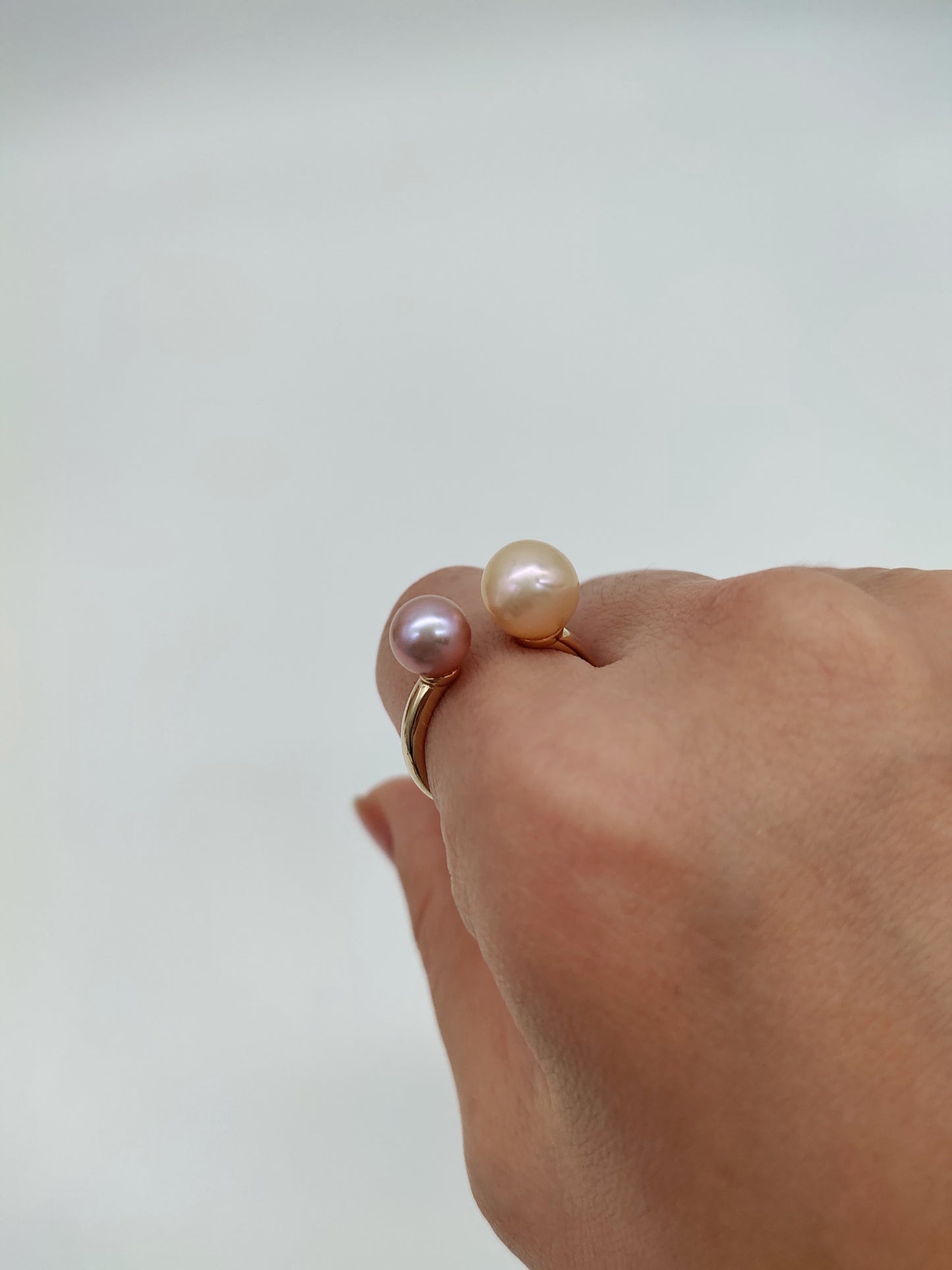 double pearl ring