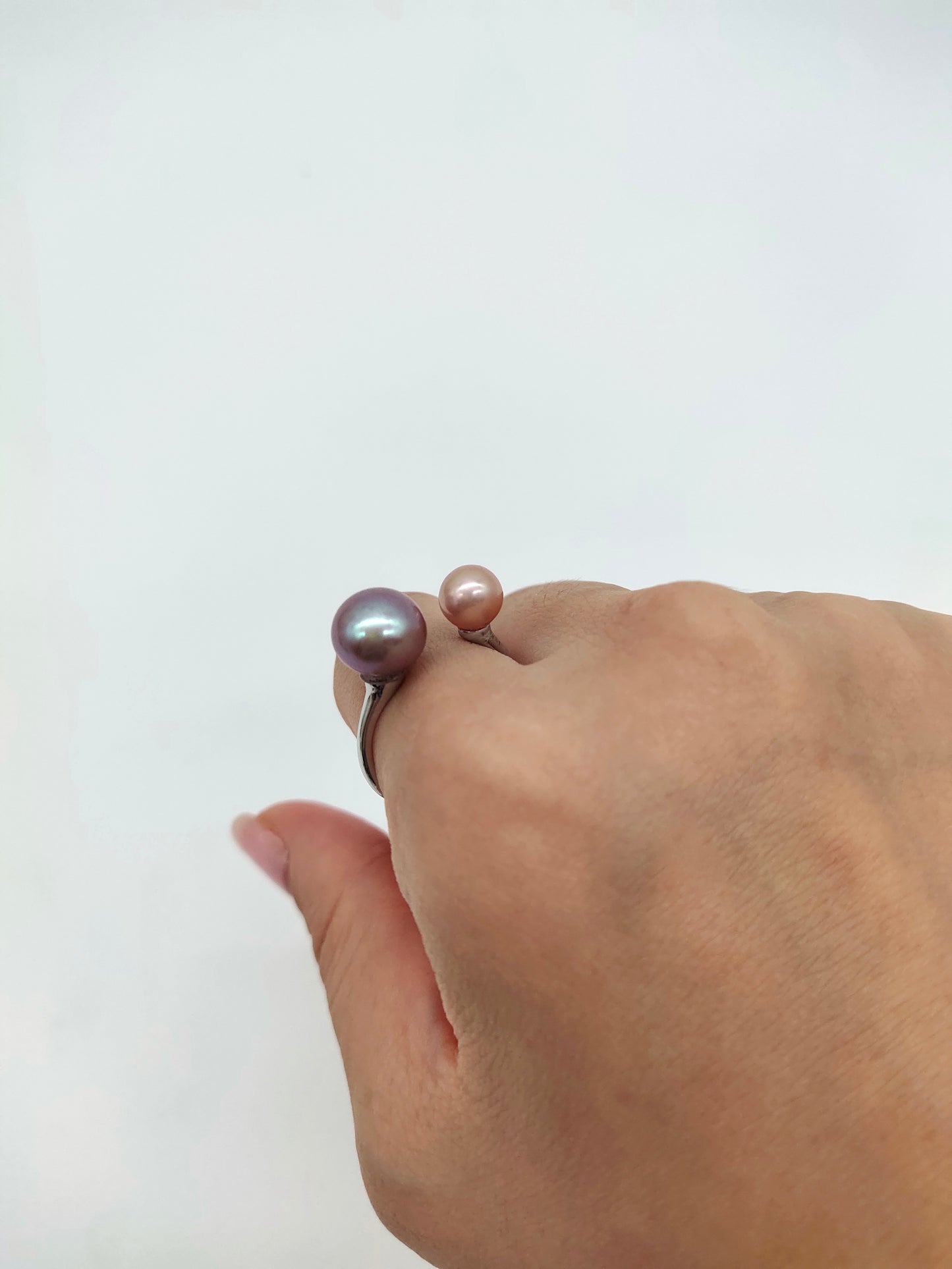 double pearl ring