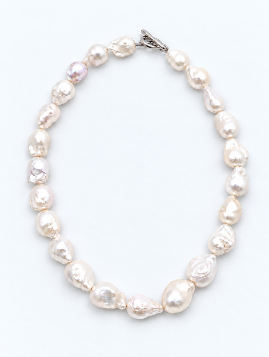 LARGE BAROQUE PEARL NECKLACE- SPECIAL OFFER