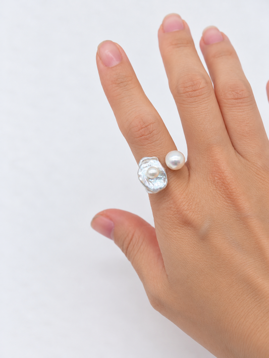 TOI ET MOI (YOU & ME) RING- KESHI PEARL