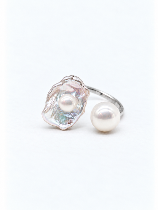 TOI ET MOI (YOU & ME) RING- KESHI PEARL