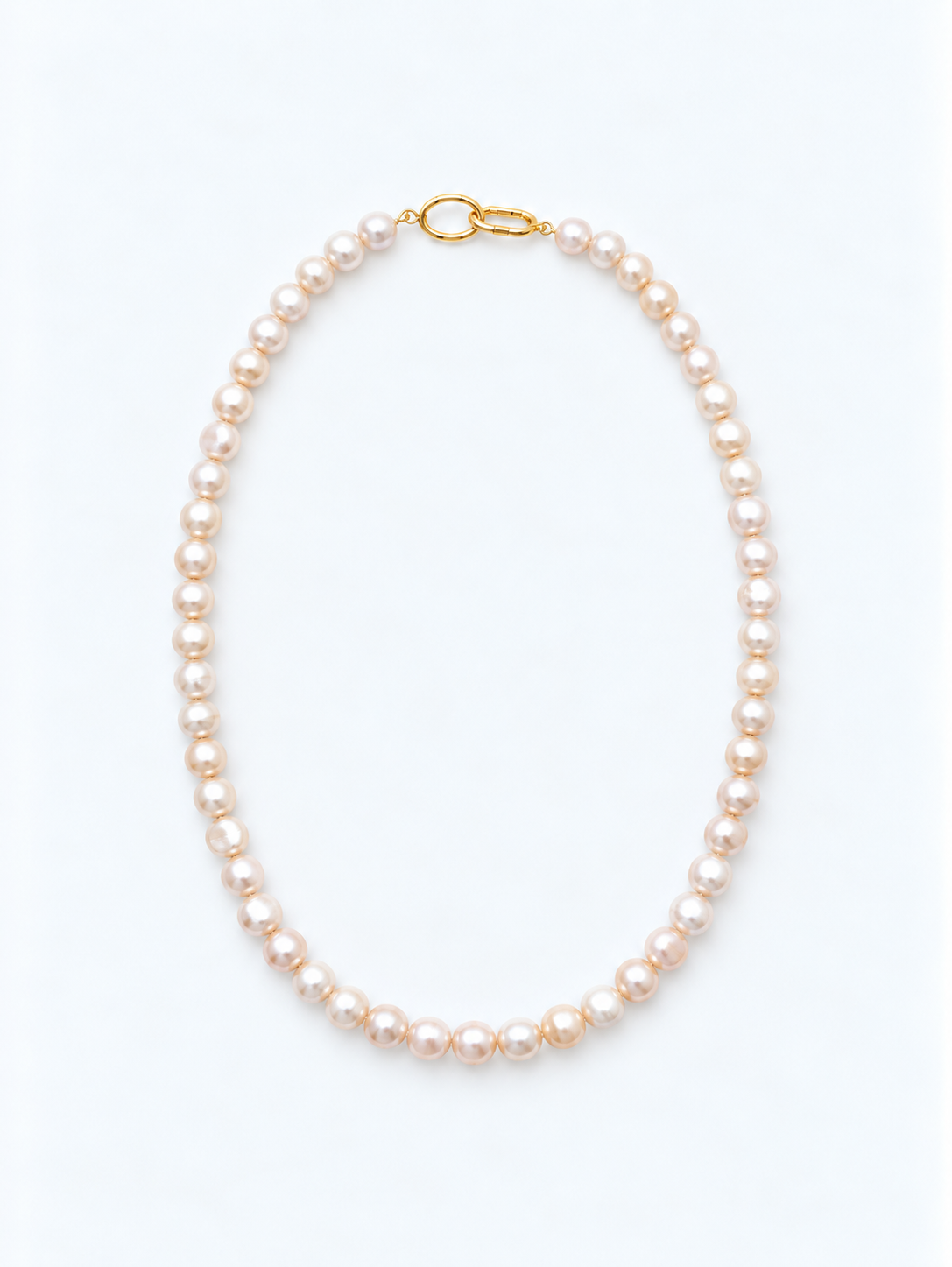 CHAMPAGNE COLOUR PEARL NECKLACE