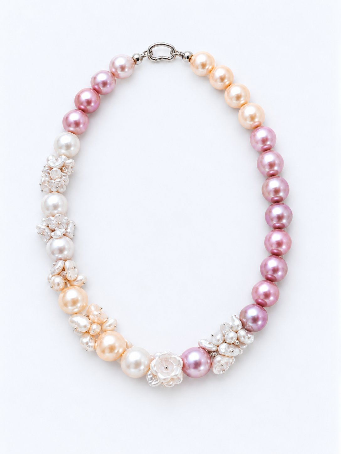 CUSTOM MADE GRADIENT PEARL NACKLACE