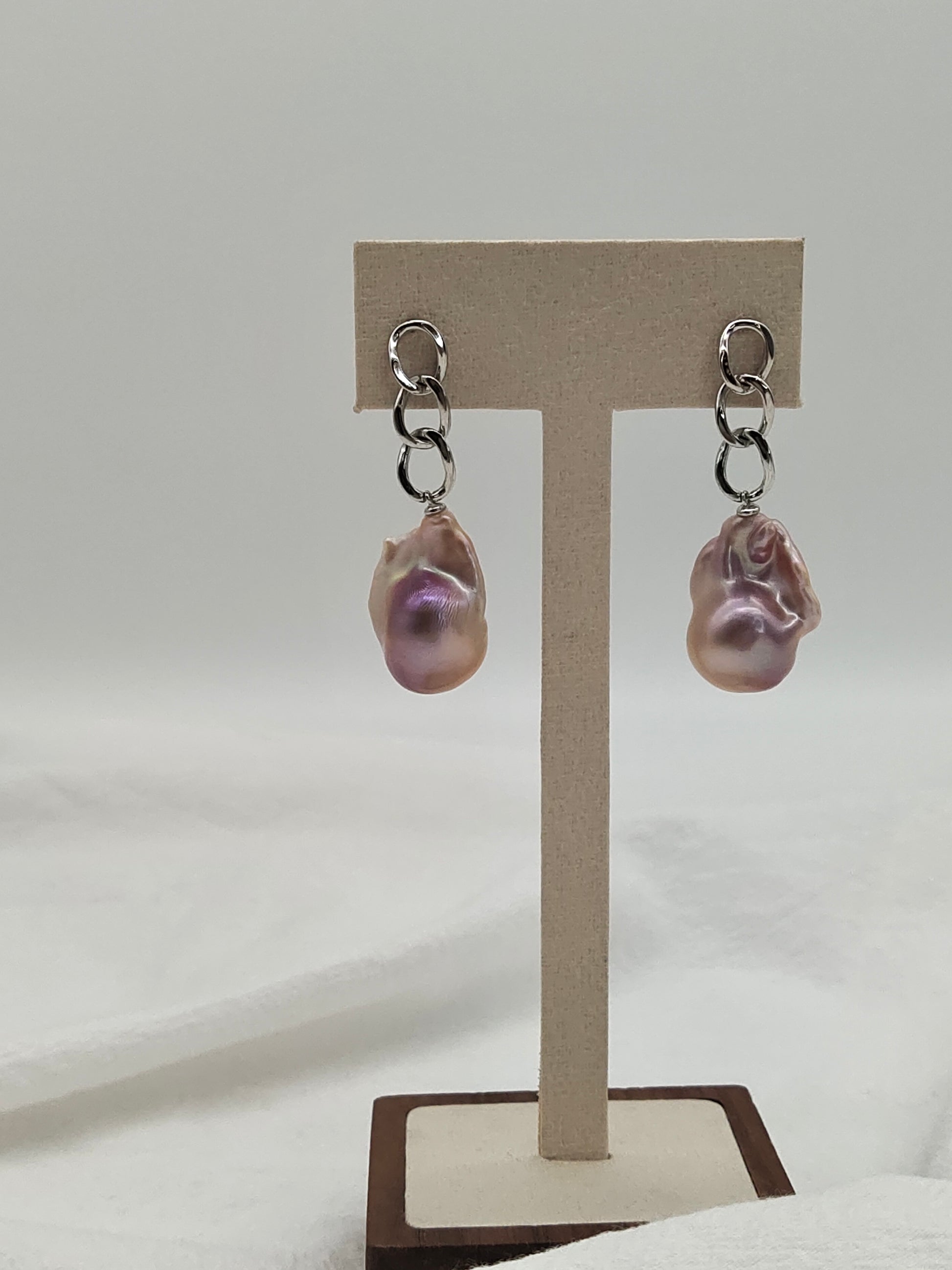 COLOURFUL BAROQUE PEARL EARRINGS