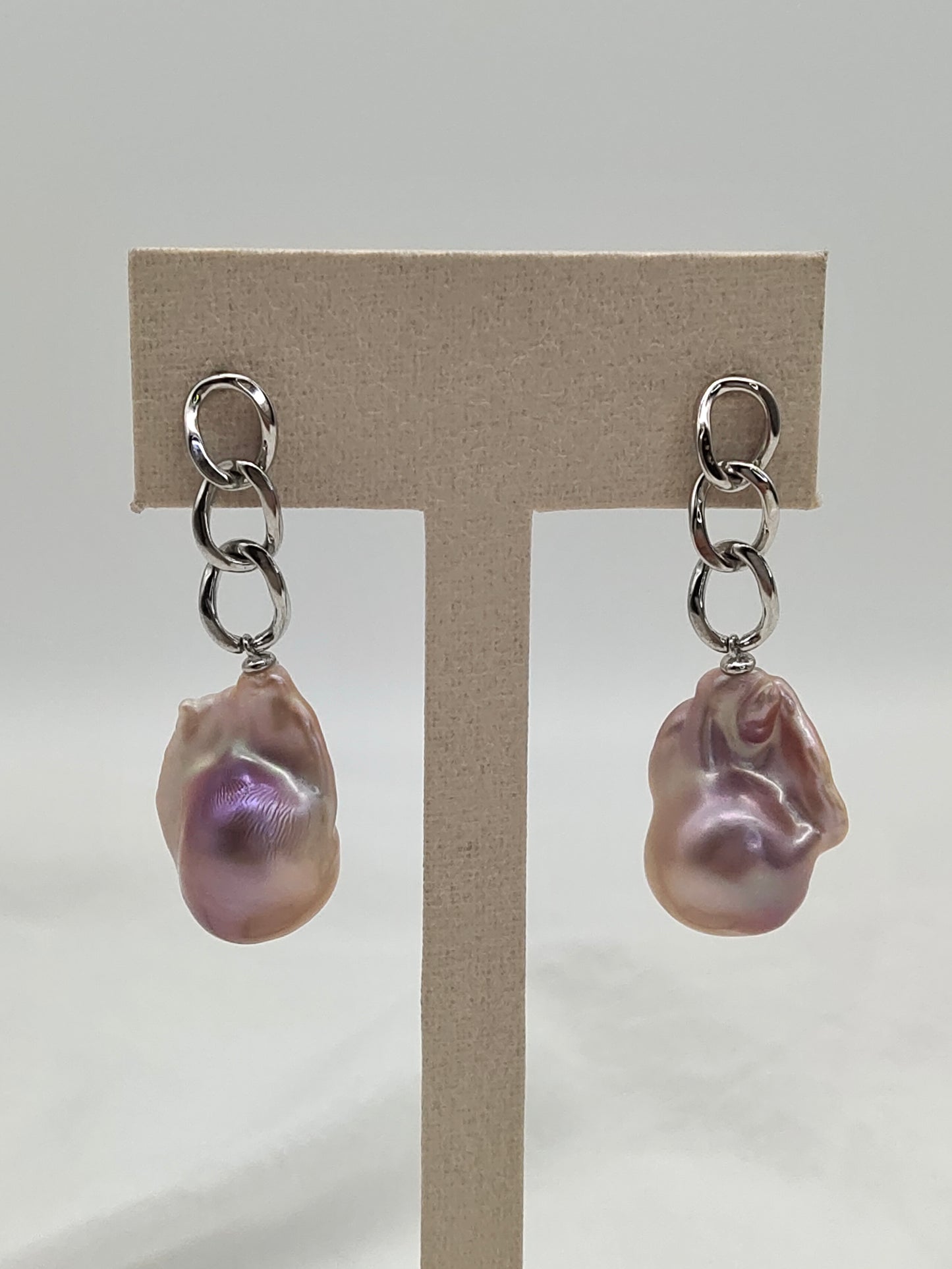 COLOURFUL BAROQUE PEARL EARRINGS