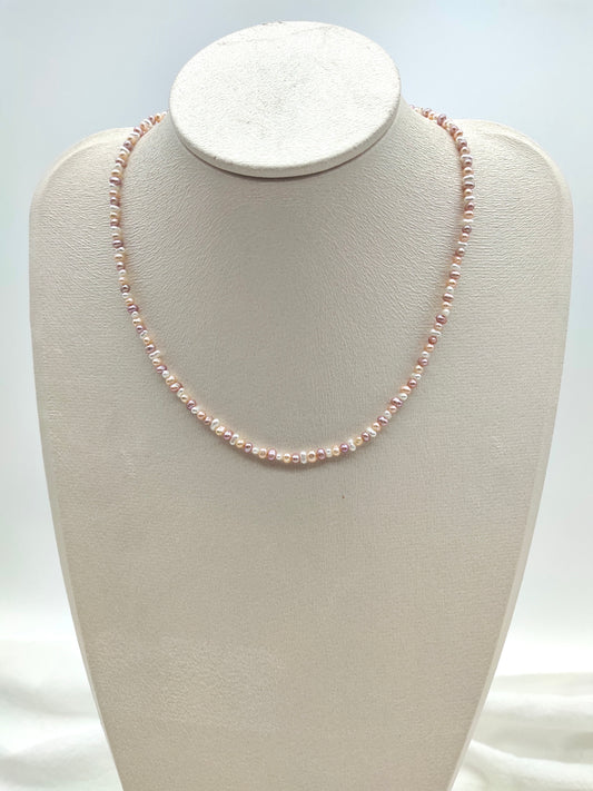 MINI FRESHWATER KESHI PEARL NECKLACE