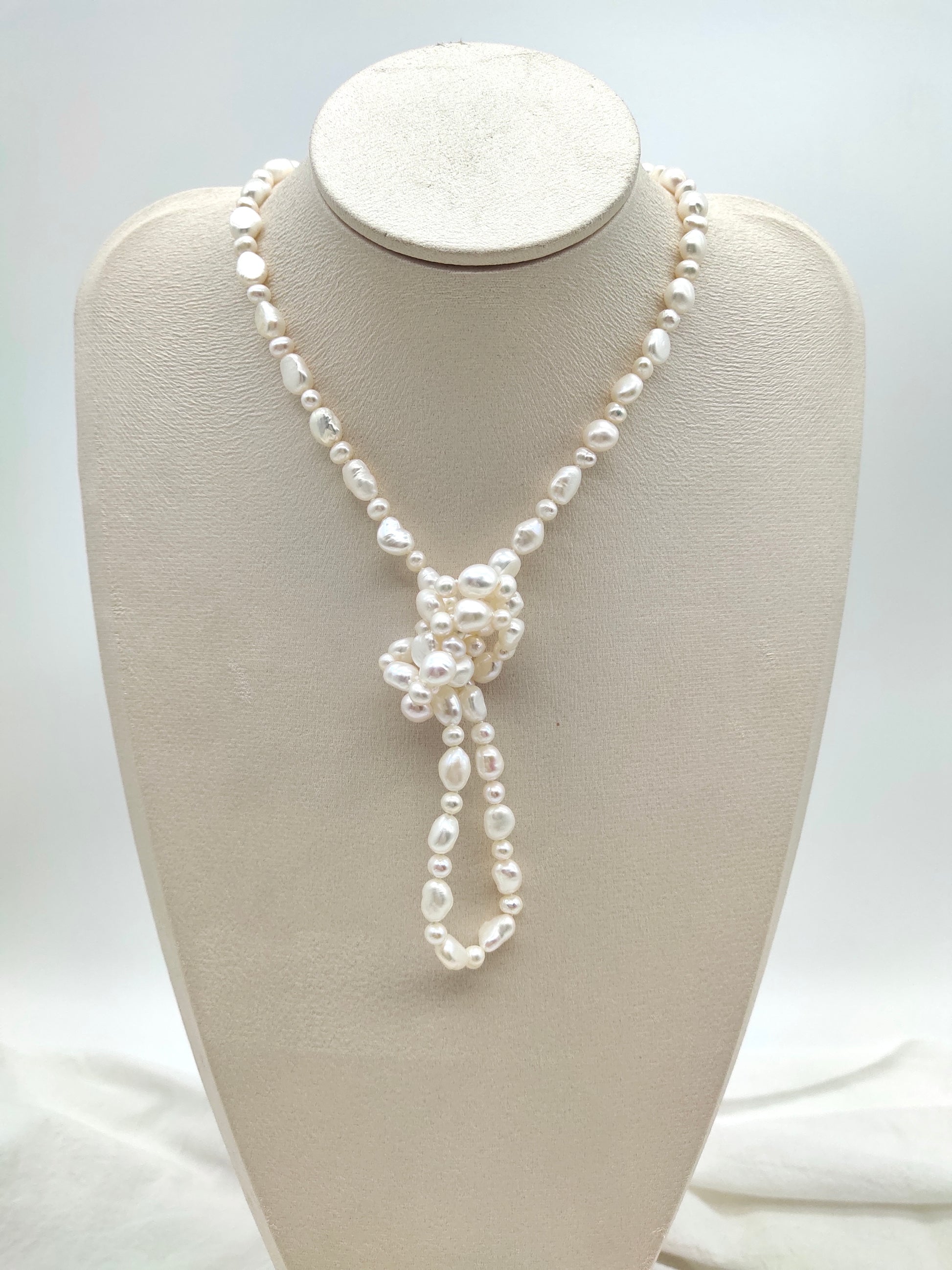 freshwater pearl long necklace