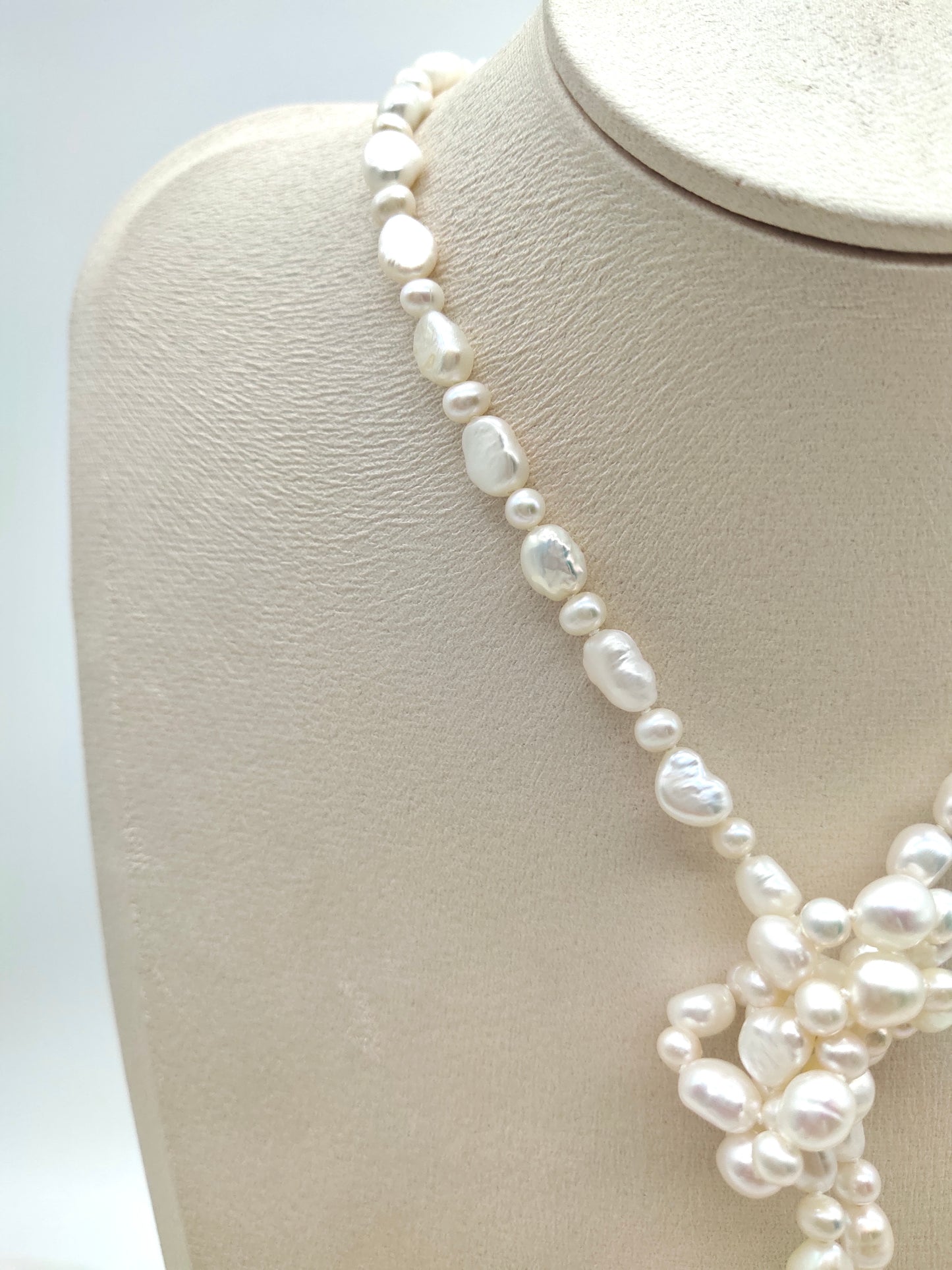 freshwater pearl long necklace