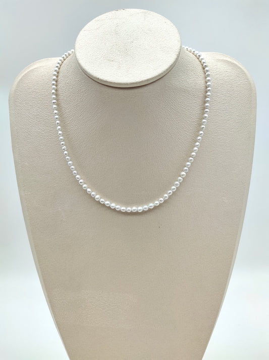 CUSTOM MADE PEARL NECKLACE AND BRACELET SET