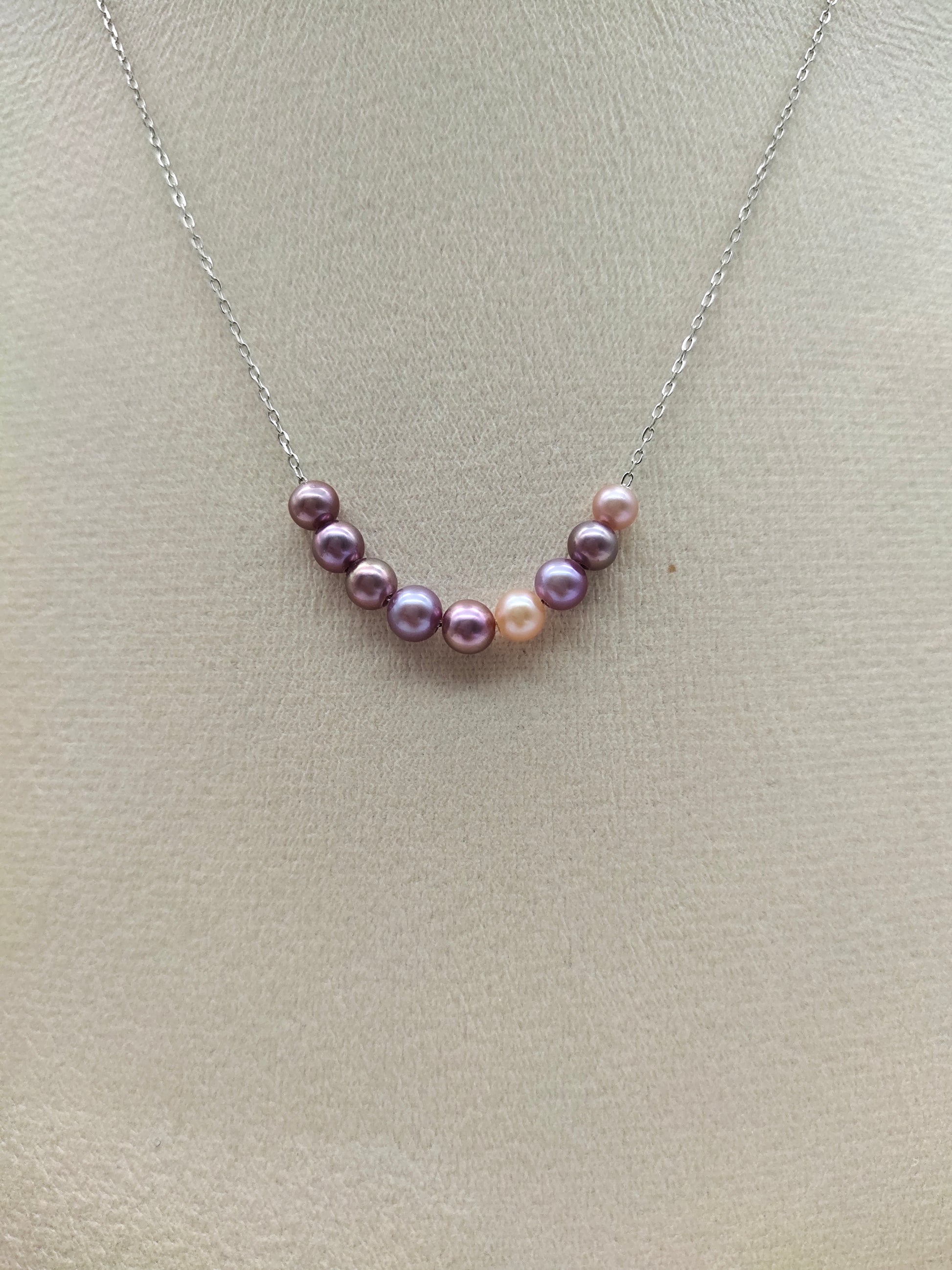 NATURAL PINK BABY PEARL NECKLACE