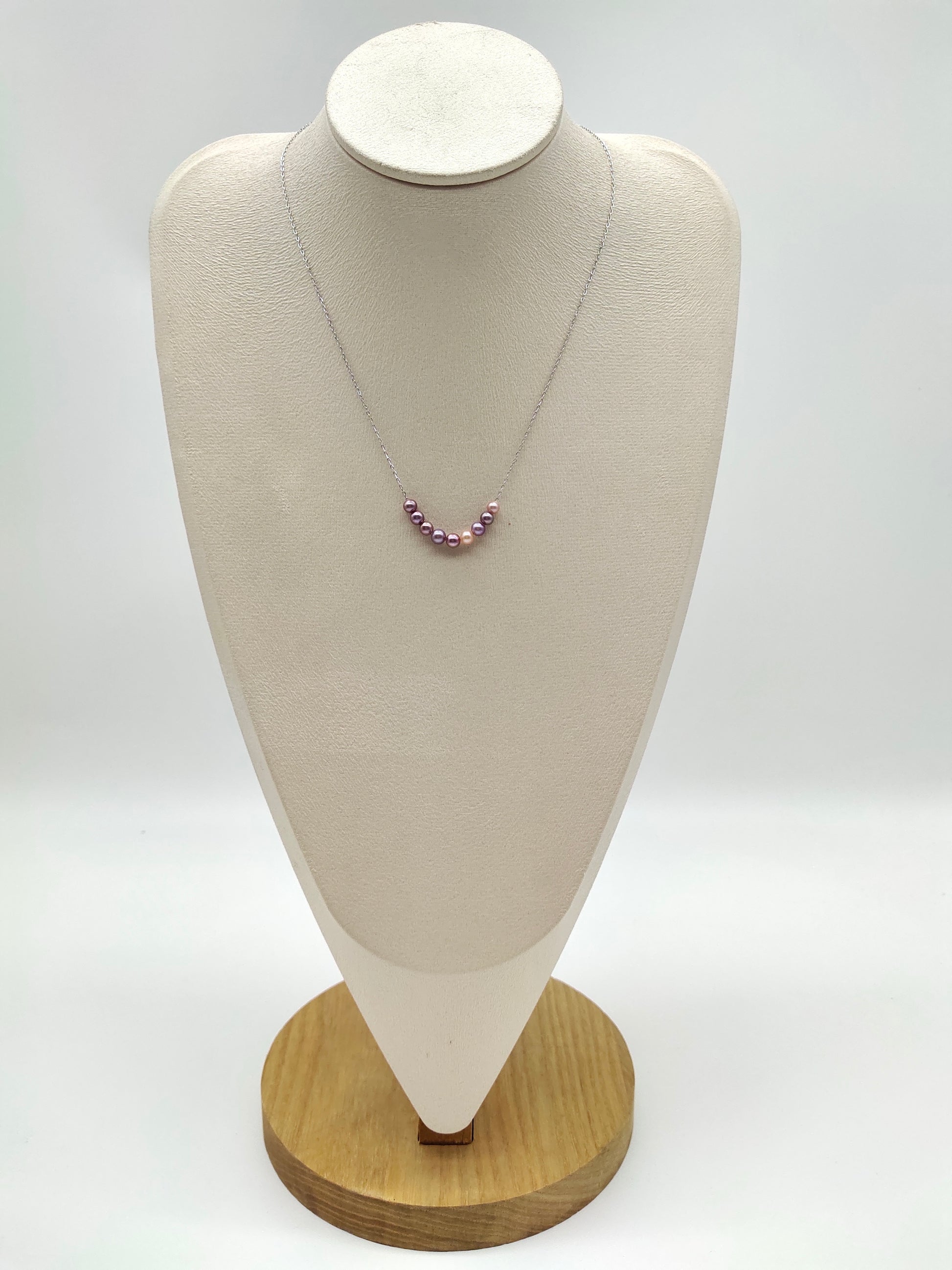 NATURAL PINK BABY PEARL NECKLACE