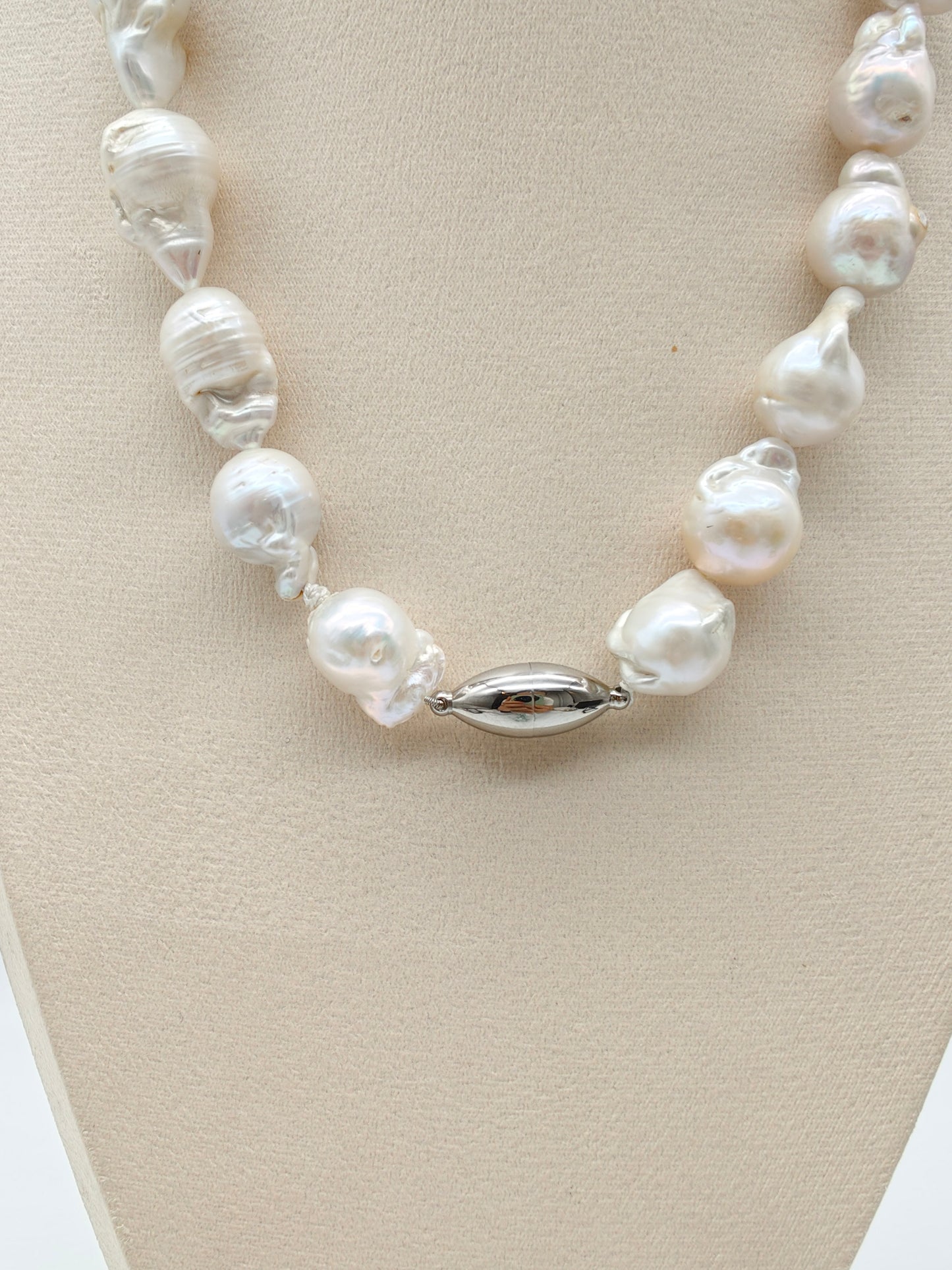 WHITE BAROQUE PEARL NECKLACE- SPECIAL OFFER