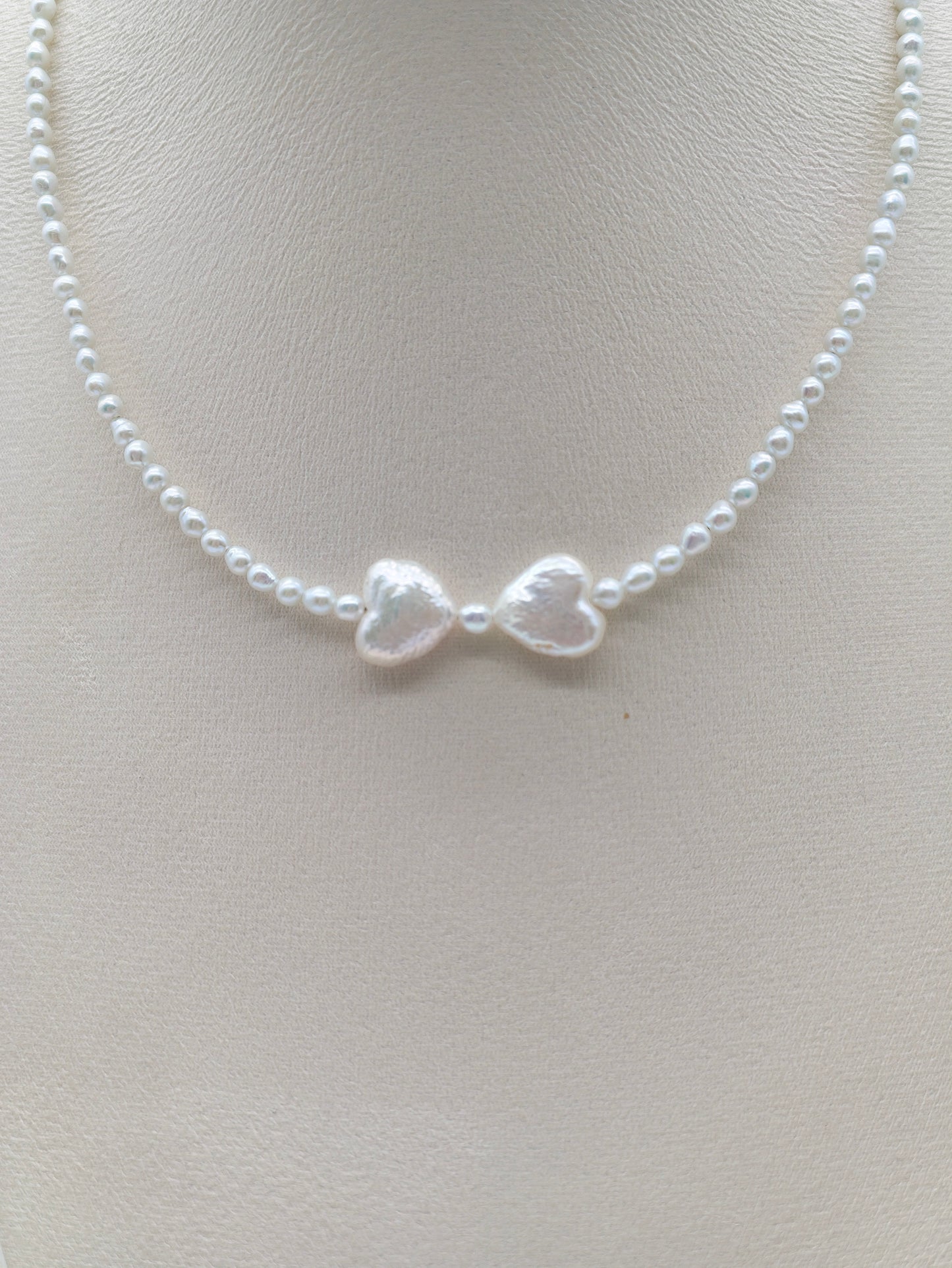 BOW PEARL NECKLACE