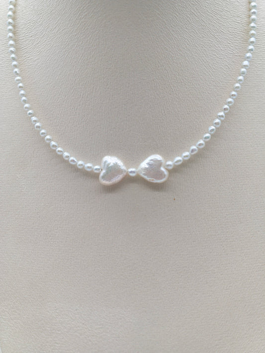 BOW PEARL NECKLACE