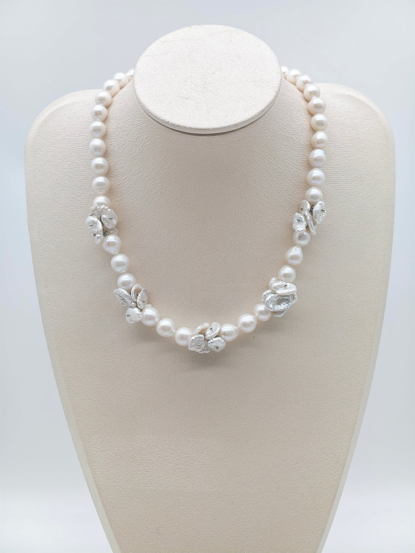 LARGE KESHI PEARL NECKLACE