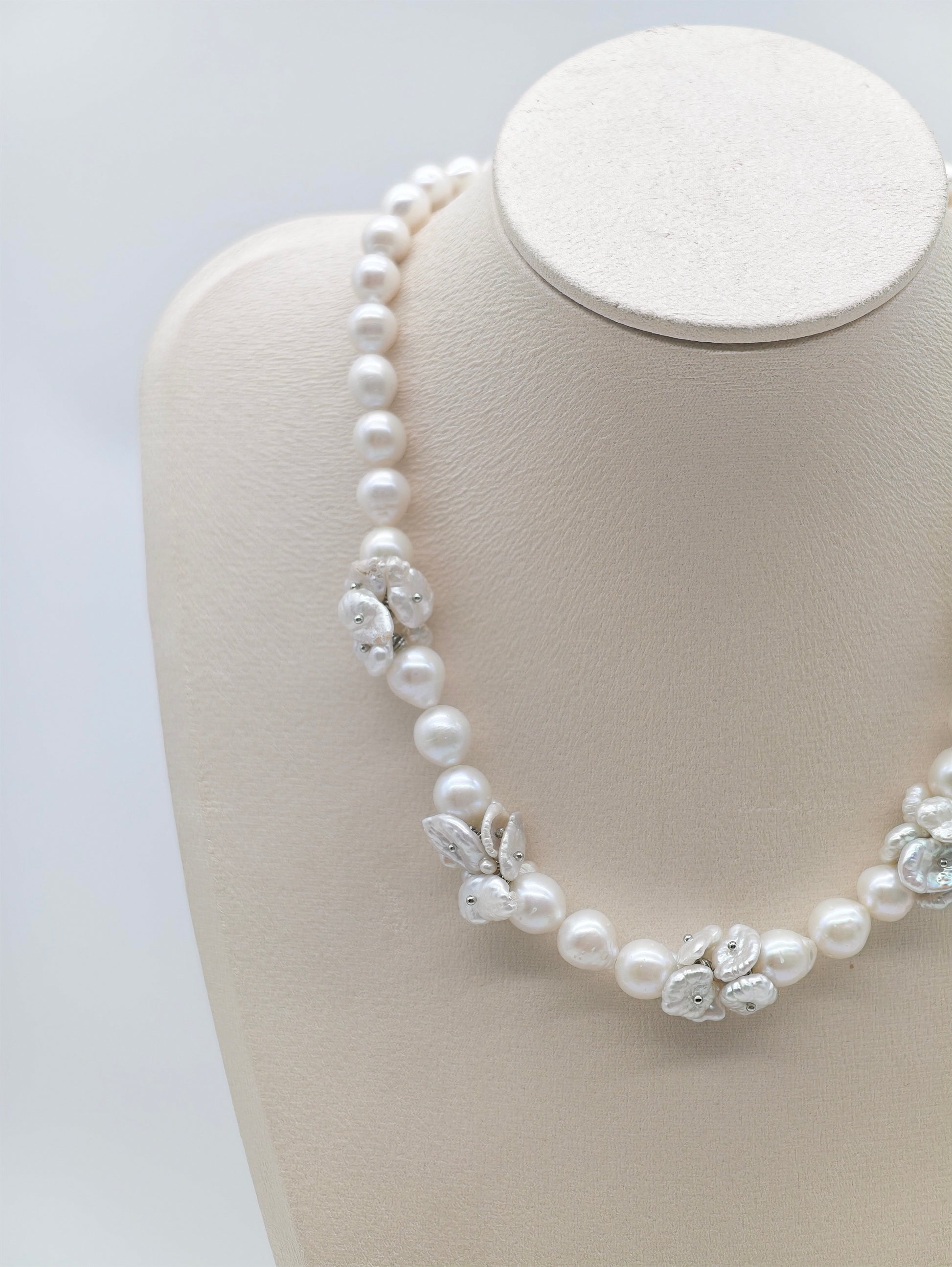 LARGE KESHI PEARL NECKLACE