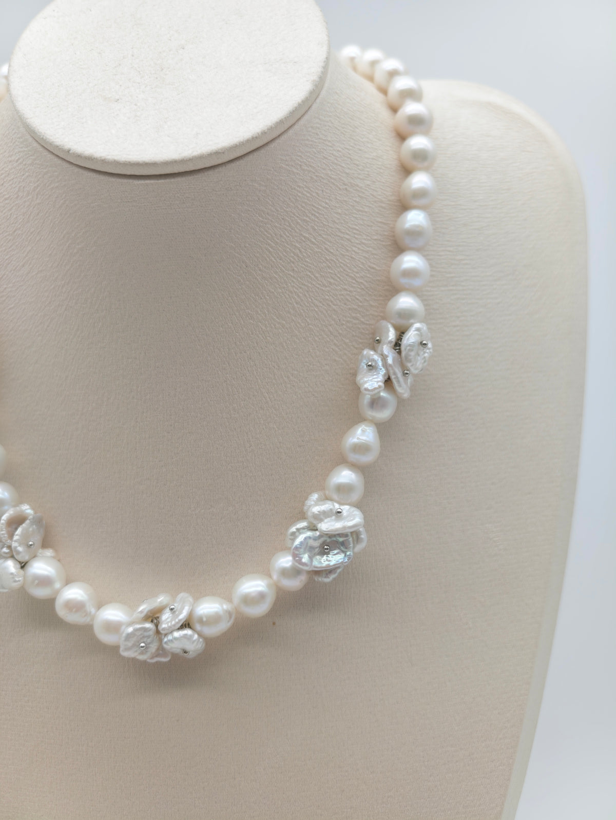 LARGE KESHI PEARL NECKLACE