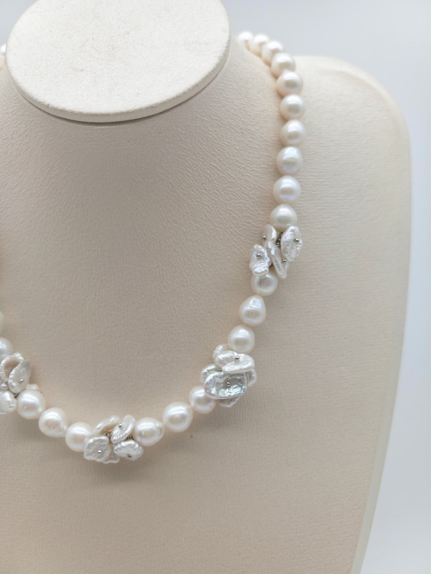 LARGE KESHI PEARL NECKLACE