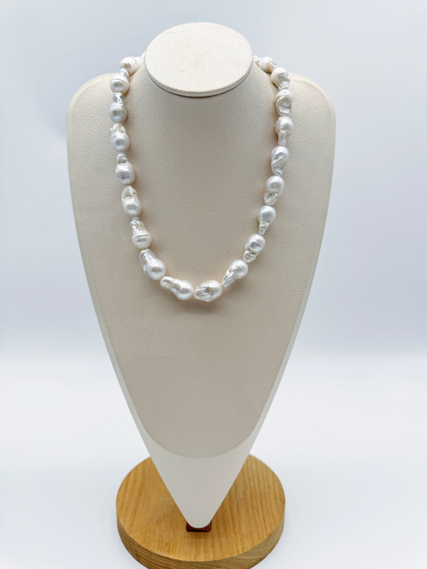 WHITE BAROQUE PEARL NECKLACE- SPECIAL OFFER
