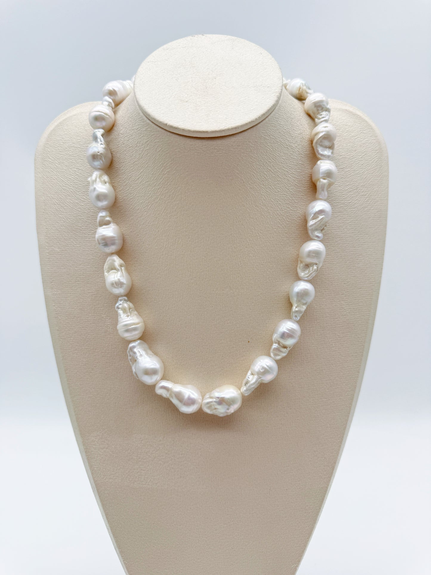 WHITE BAROQUE PEARL NECKLACE- SPECIAL OFFER