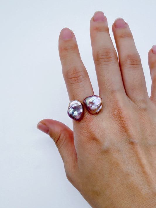 TOI ET MOI (YOU & ME) RING - KESHI PEARL