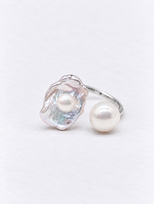 TOI ET MOI (YOU & ME) RING- KESHI PEARL