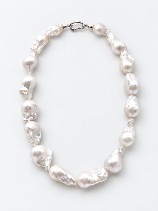 LARGE BAROQUE PEARL NECKLACE- SPECIAL OFFER