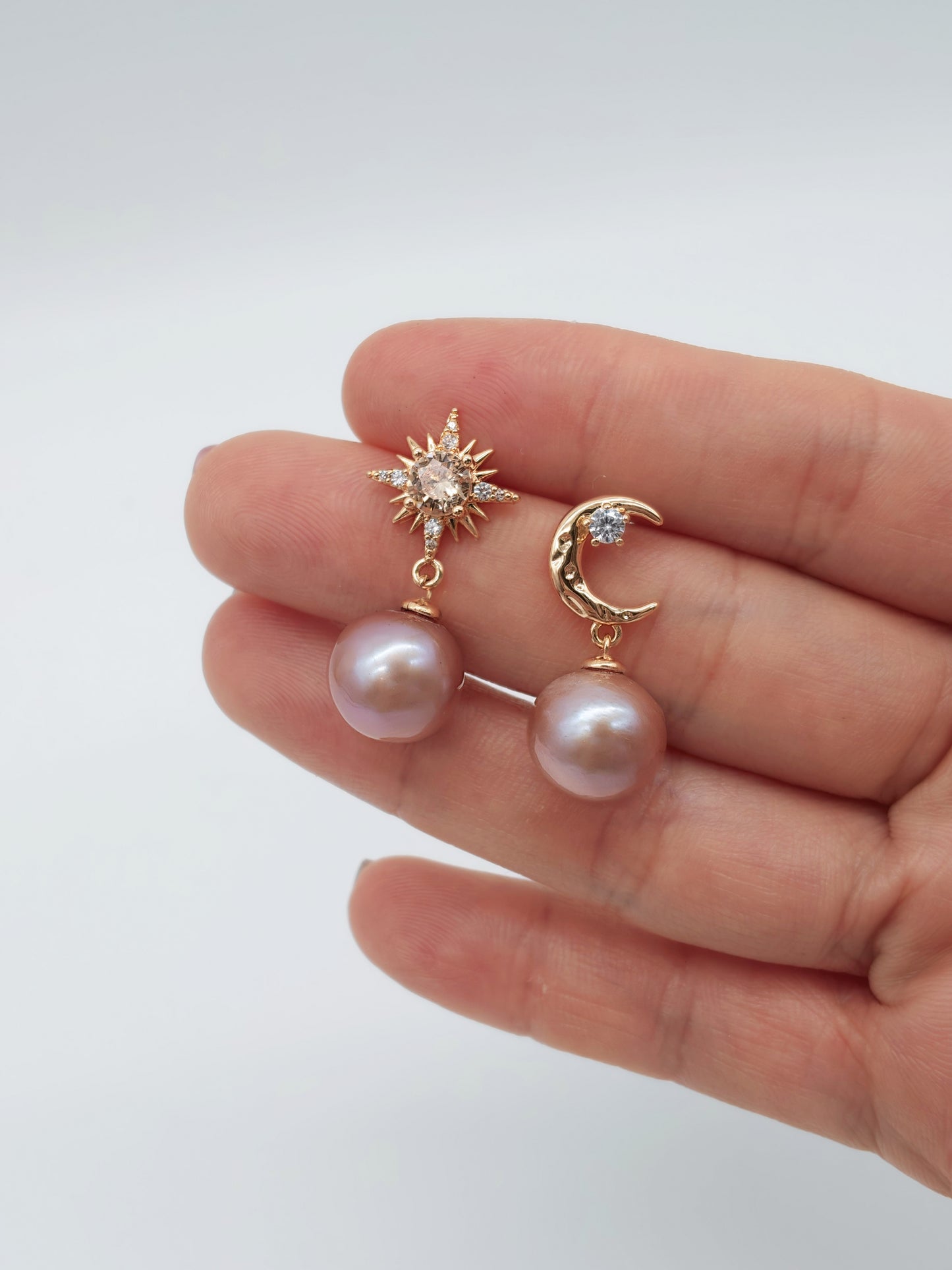 PINK PEARL EARRINGS