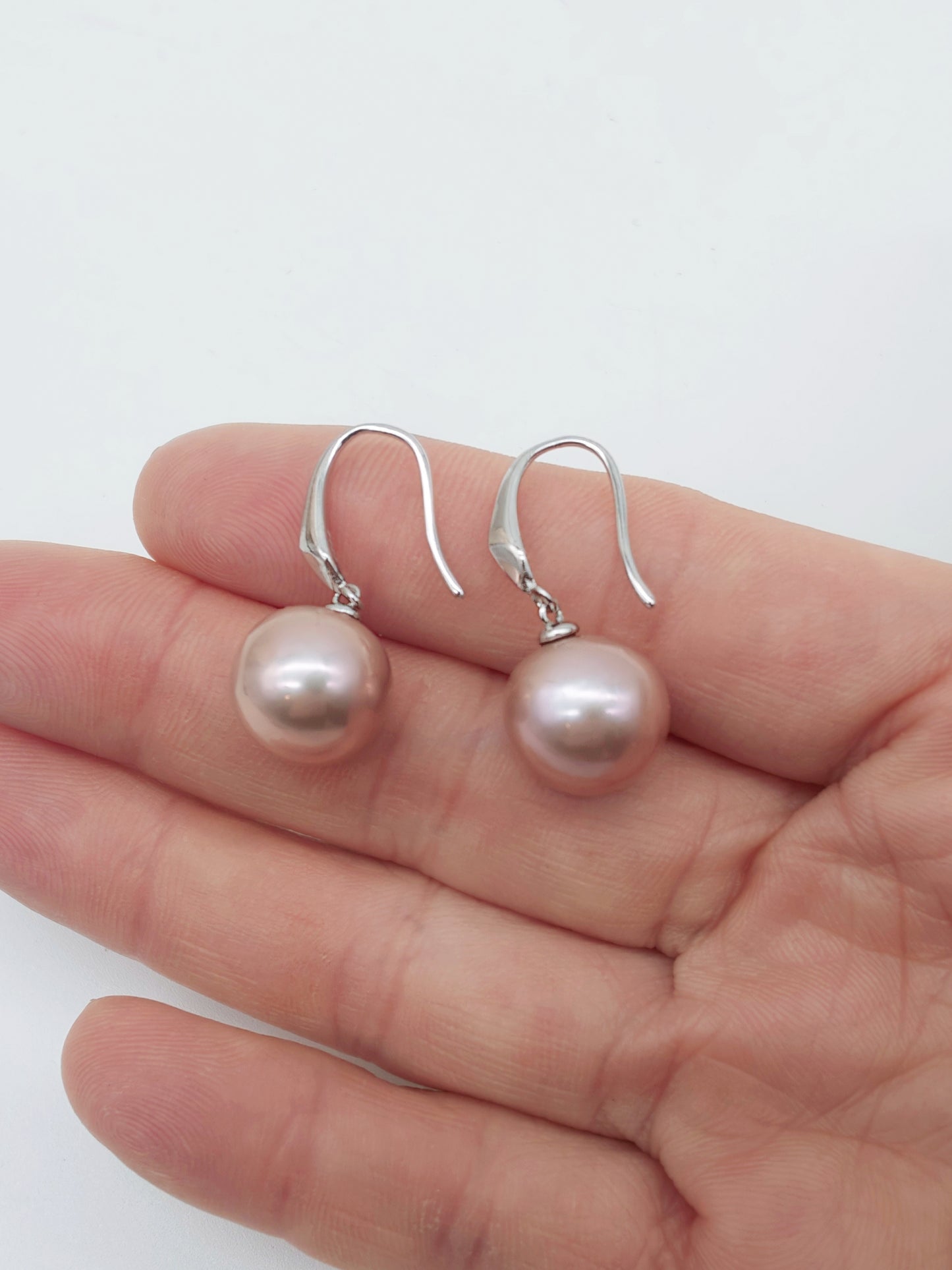 NATURAL PINK  PEARL EARRINGS