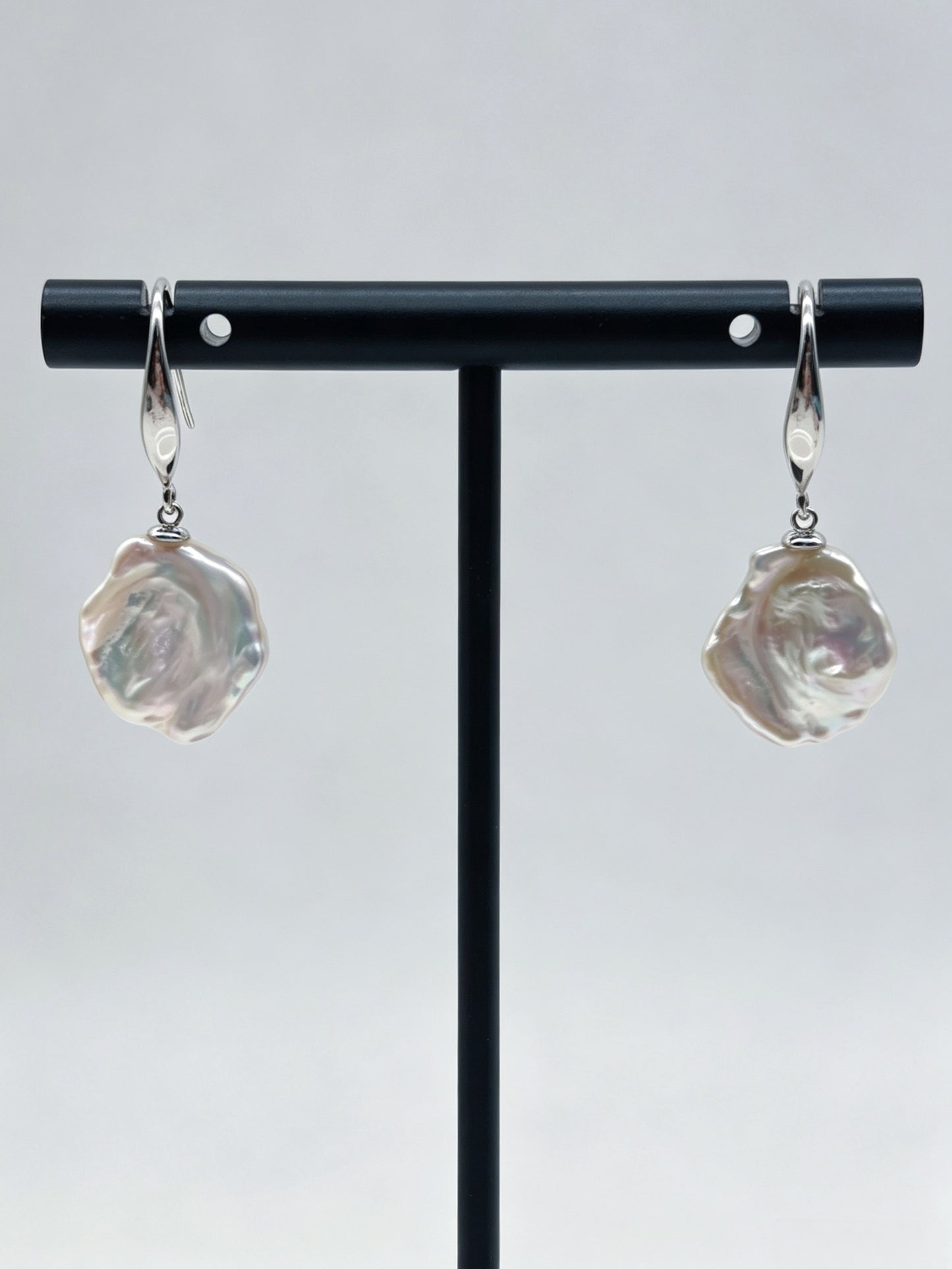 PETAL KESHI PEARL EARRINGS
