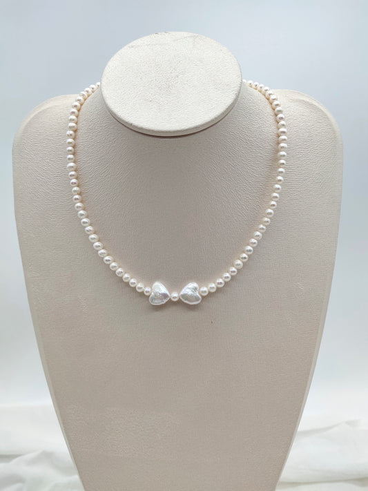 BOW PEARL NECKLACE