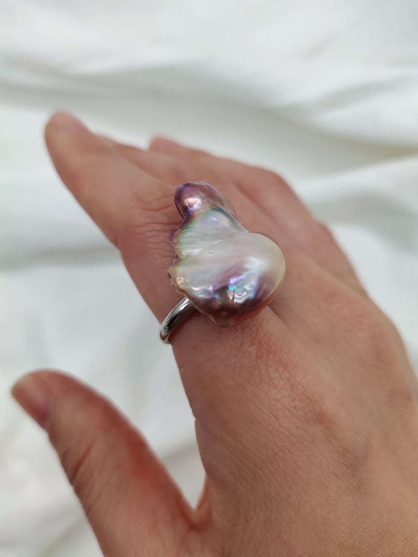 BAROQUE PEARL RING