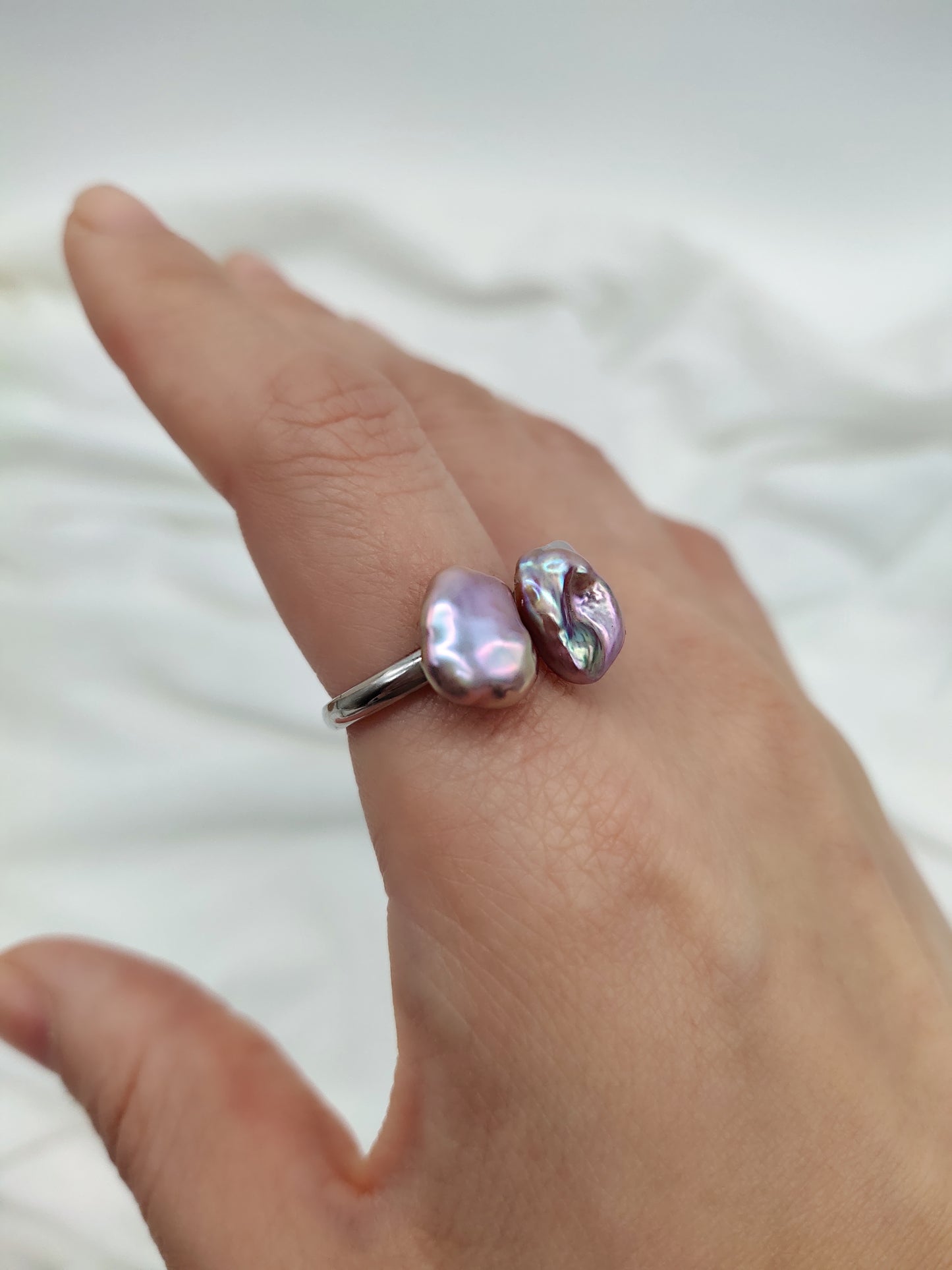 TOI ET MOI (YOU & ME) RING - KESHI PEARL