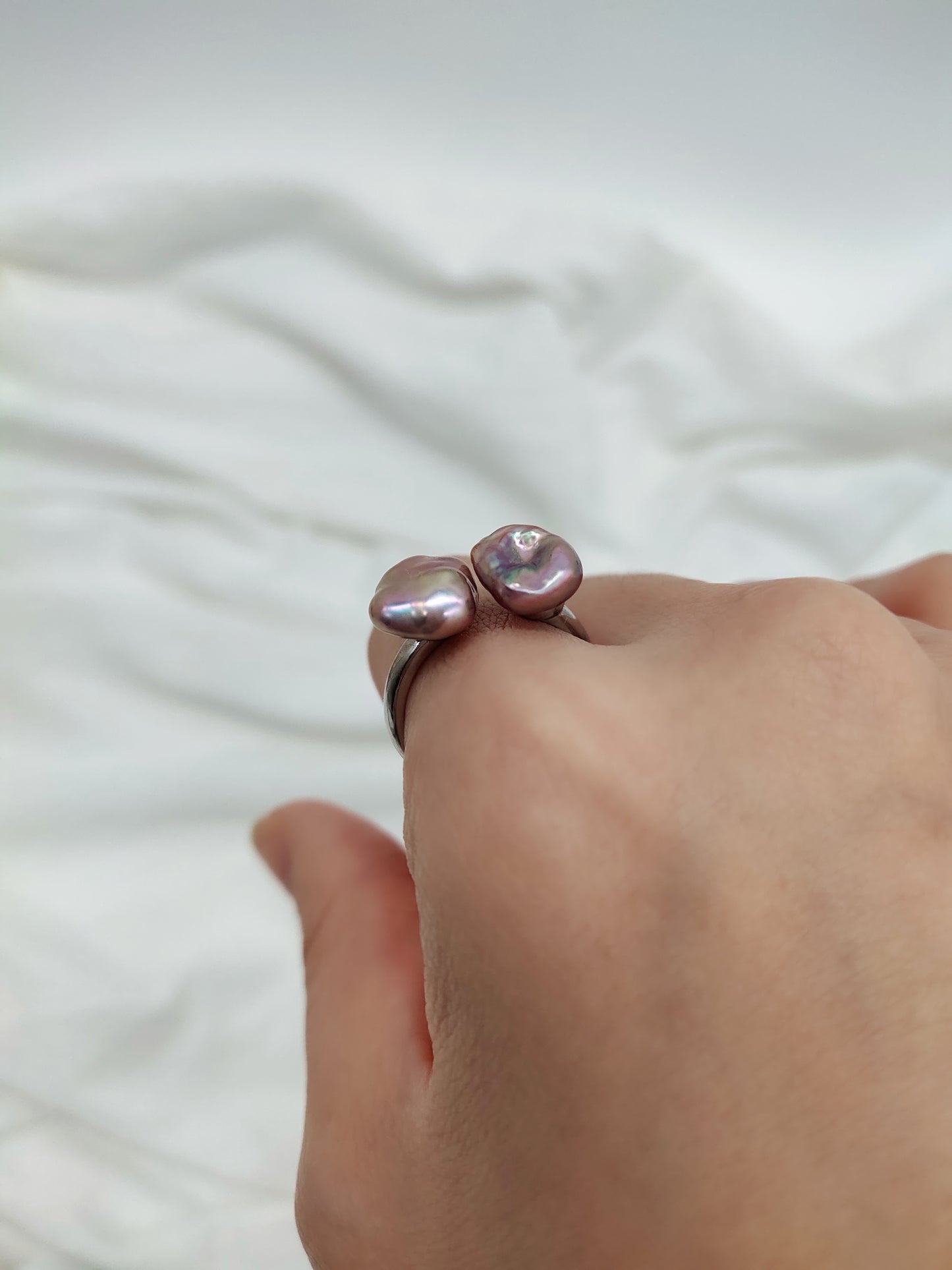 TOI ET MOI (YOU & ME) RING - KESHI PEARL