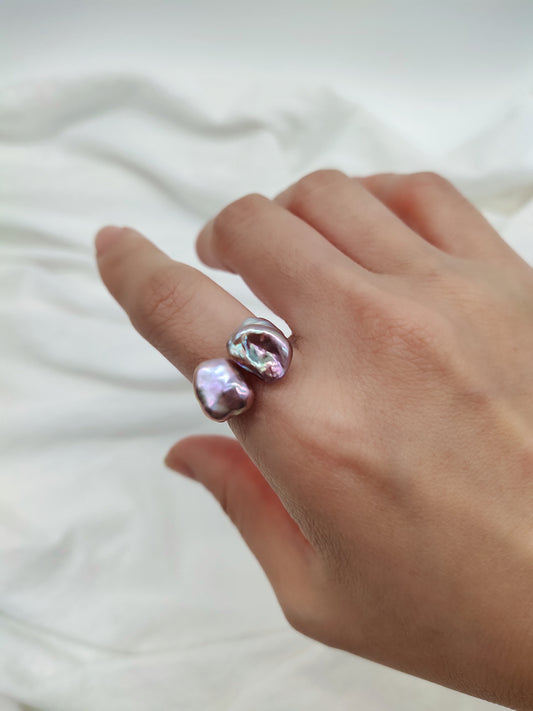 TOI ET MOI (YOU & ME) RING - KESHI PEARL