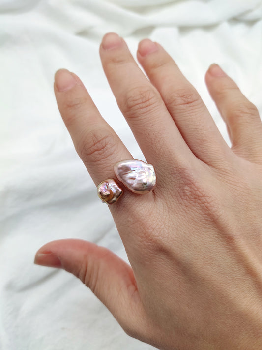 TOI ET MOI (YOU & ME) RING - KESHI PEARL