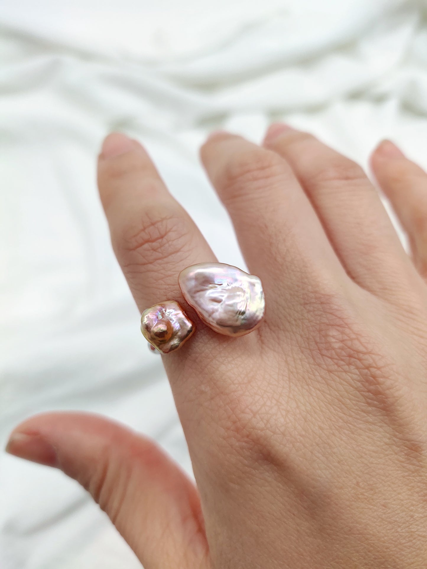 TOI ET MOI (YOU & ME) RING - KESHI PEARL