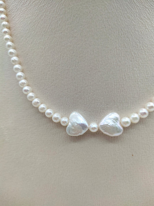 BOW PEARL NECKLACE